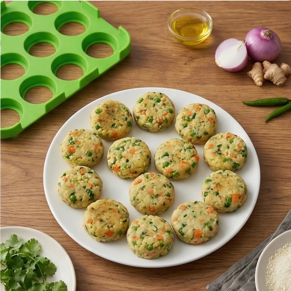 12 Slot Cutlet & Tikki Maker – Easy Burger Patty Press for Perfect Shapes; g - Image 4