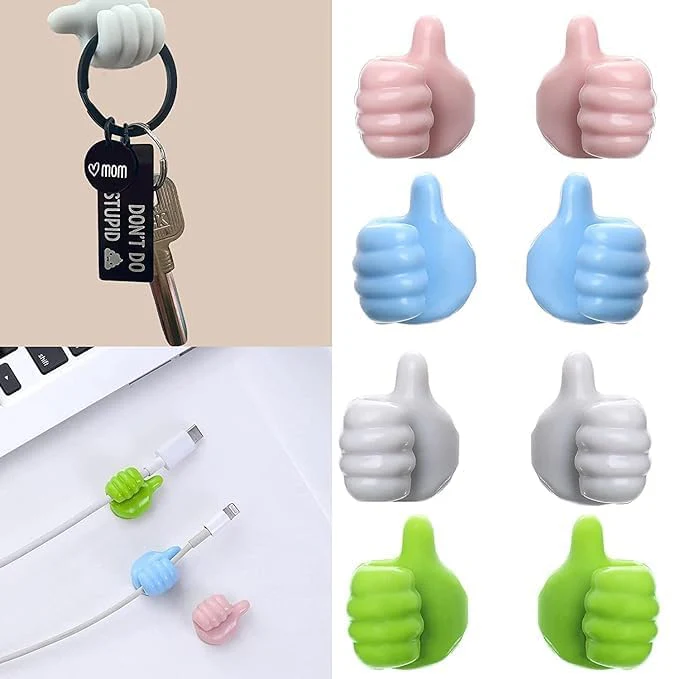 Creative Thumbs Up Shape Wall Hook Holder .g - Image 4