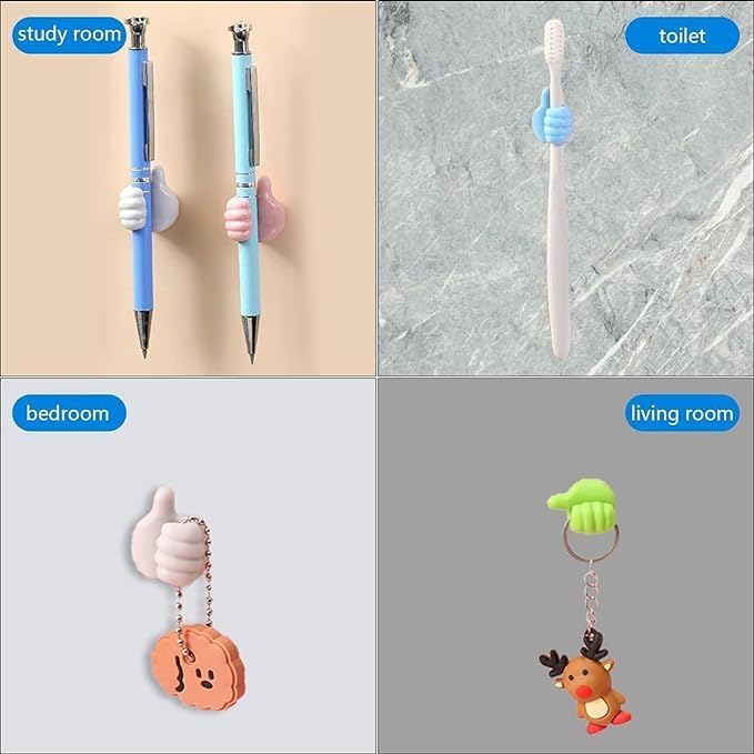 Creative Thumbs Up Shape Wall Hook Holder .g - Image 5