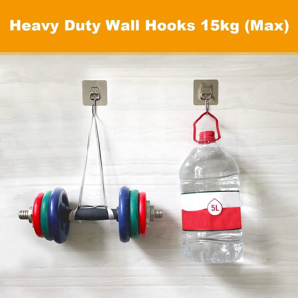 Premium Golden Hanger Hooks- Peel & Stick Adhesive .g - Image 7