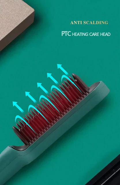 Professional Electric Hair Straightener Comb Brush - Image 4